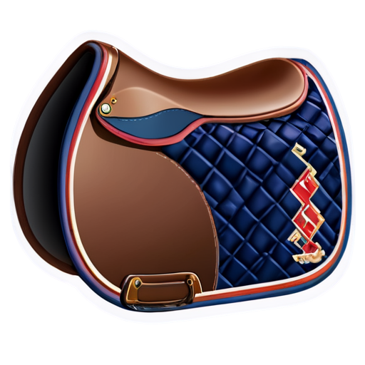 horse saddle pad - icon | sticker