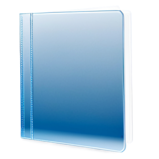 thick silver folder with papers. the inscription on the folder is "Case". sheets should stick out of the folder. the background is transparent. the image should take up 50% of the picture. - icon | sticker