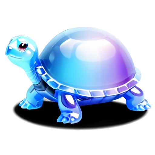 blue turtle - icon | sticker