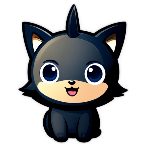 telegram logo on darkness - icon | sticker