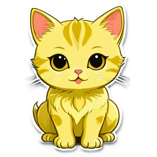 lemon cat - icon | sticker