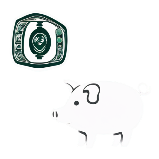 generate icon with pig money Collection , minimalizm, simple design - icon | sticker