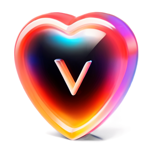 a "V" stands for vortex hosting - icon | sticker