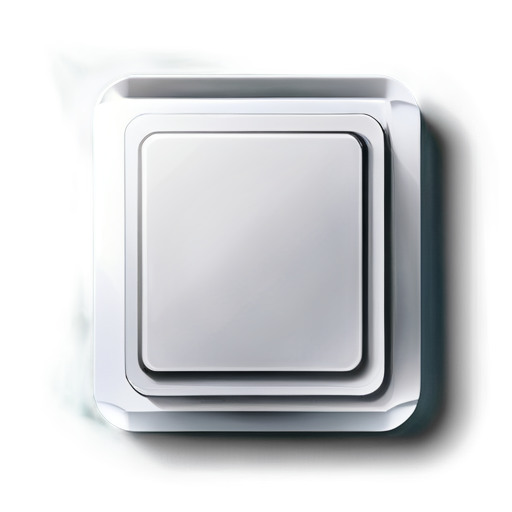 square button, paper style,magazine, computer game - icon | sticker