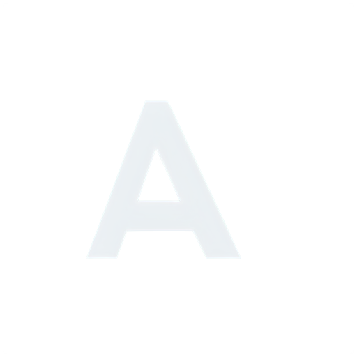 An artistic font A, I want him to be simple, this icon is used by companies in the Internet technology industry! - icon | sticker