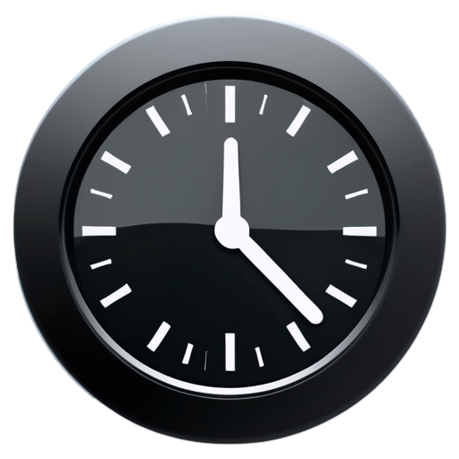 Create an application icon. The main function of the application is a timer and a timed reminder. The icon is required to be monochrome and white. - icon | sticker