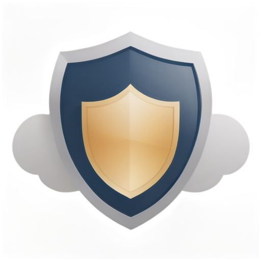 cloud security with a sheild - icon | sticker