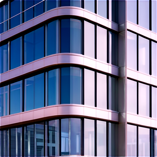 office building and abstraction, light colors. - icon | sticker