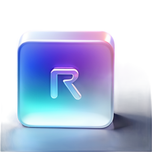 new shiny metal RIT logo - icon | sticker