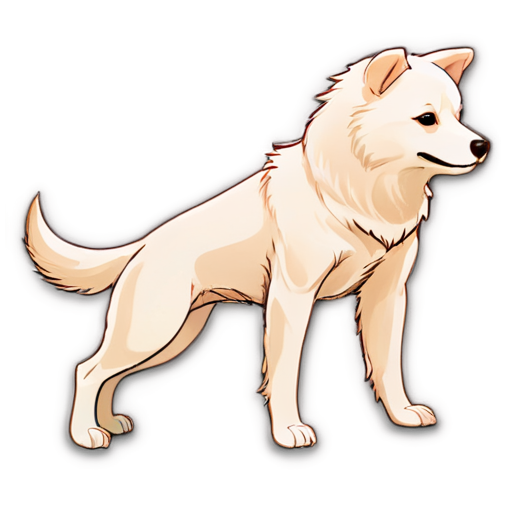 Animal icons, simple background,no humans, no lineart, dog, spitz, solo, full body, fitness, planking, blush stickers, from side, - icon | sticker