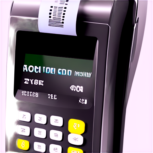 blank receipt from payment terminal on transparent background - icon | sticker