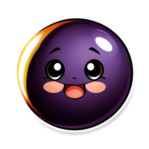 electric ball - icon | sticker