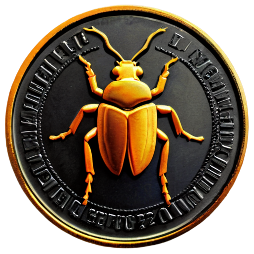 BUGS coin - icon | sticker