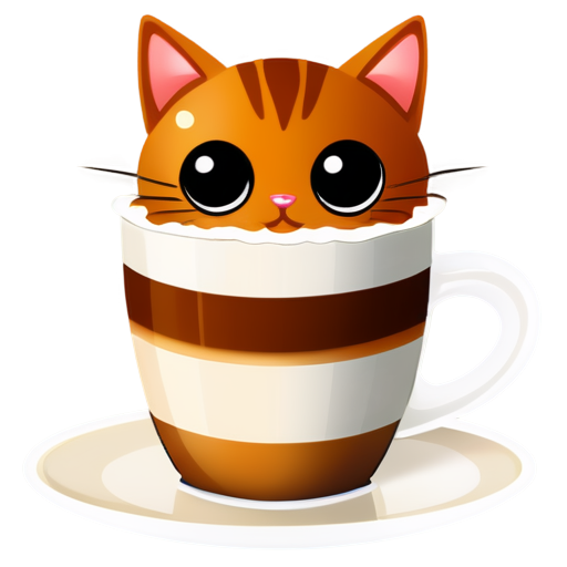 kittyfoam cappucino - icon | sticker