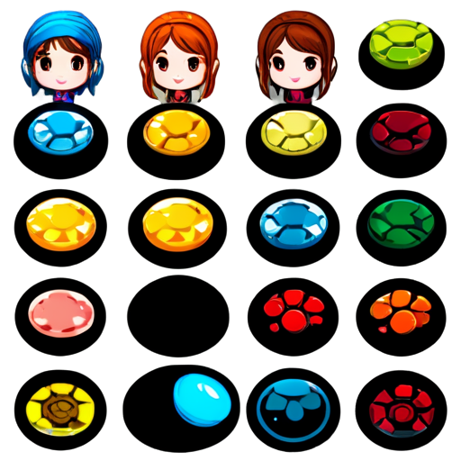 Game menu buttons - icon | sticker