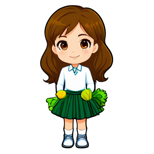 Logo for nutritionist, girl with vegetables - icon | sticker