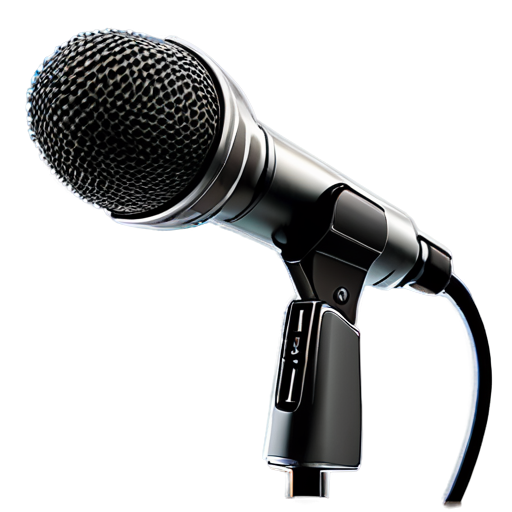 Robot voice microphone - icon | sticker