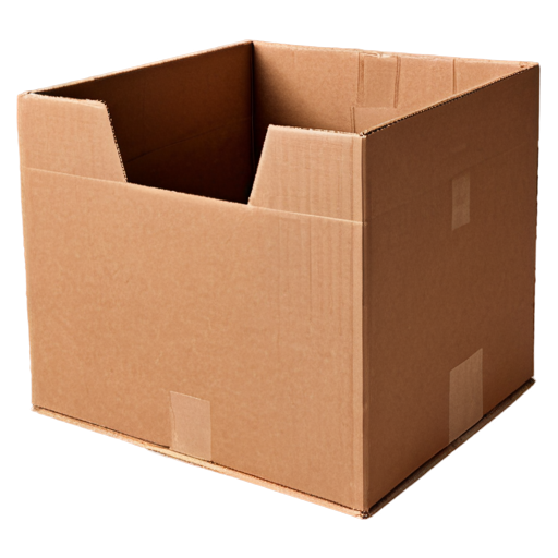 place parts into cardboard box for shipping - icon | sticker