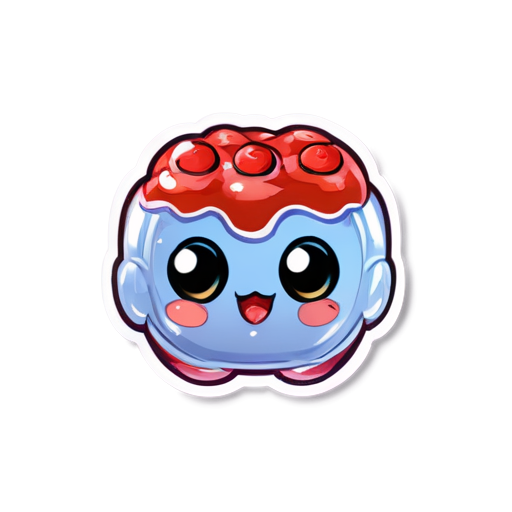 A crispy chavtik filled with chav jelly made from hamfruit. - icon | sticker