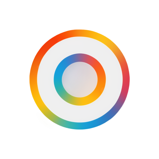 todo beautiful colorful circle - icon | sticker