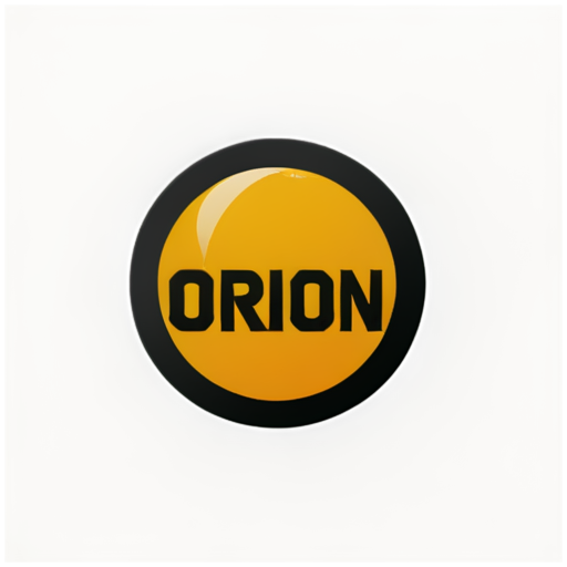 Basketball team logo "Orion" , fox, team name below - icon | sticker