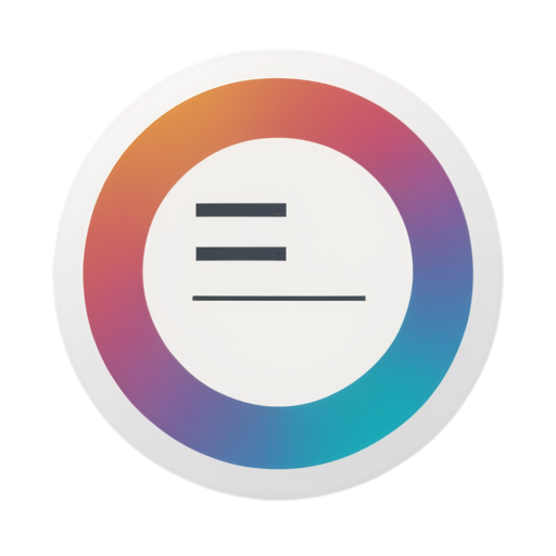 beautiful colorful circle todo-list - icon | sticker