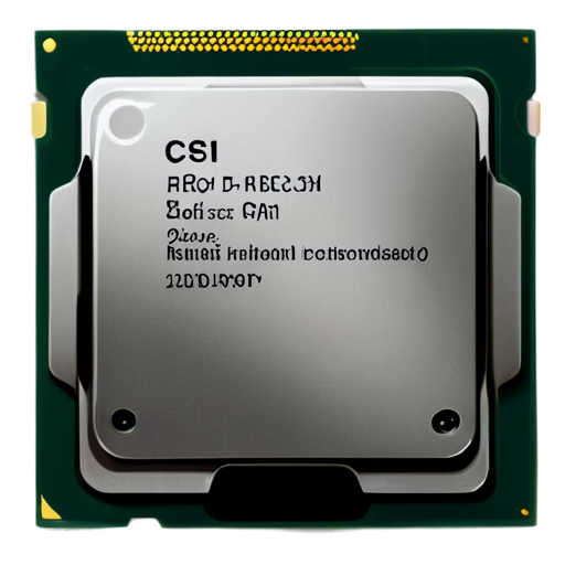 pc hardware CPU, png, 2d, 4:3 form, no label, photorealism - icon | sticker