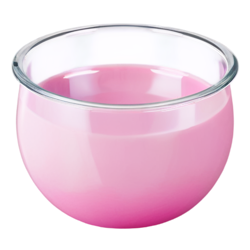 pink milkbowl - icon | sticker