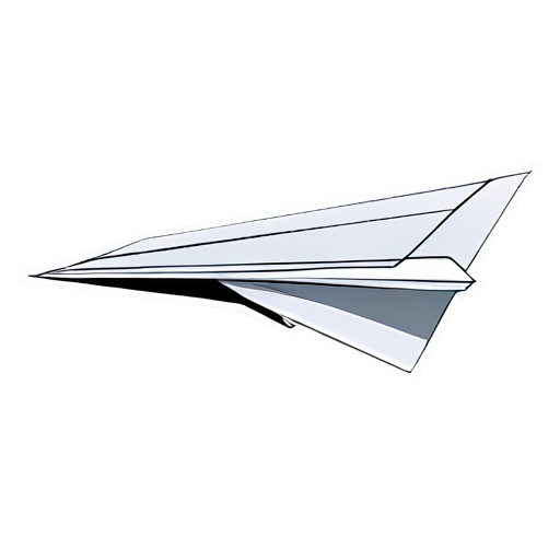 paper airplane - icon | sticker