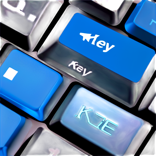 Keyboard Key with the Text "Key" on it. - icon | sticker