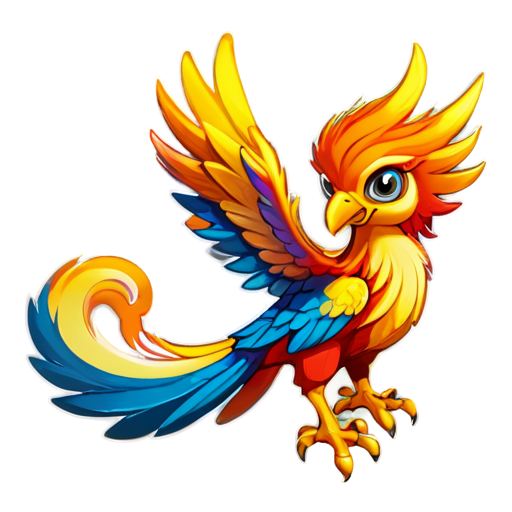 a phoenix - icon | sticker