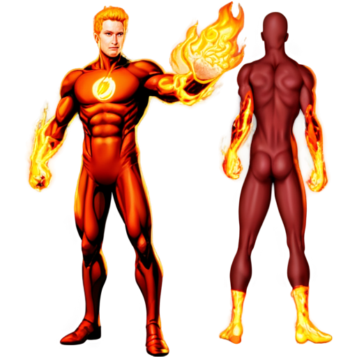 (WASIAN HUMAN TORCH) (RICKY BURNZ) 🔥 🔥 🔥 - icon | sticker