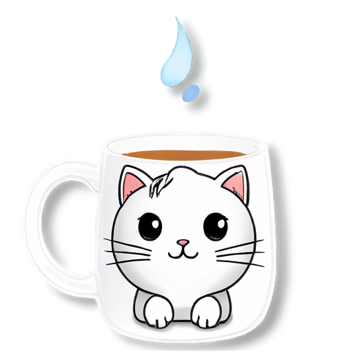 kittyfoam coffeemug - icon | sticker