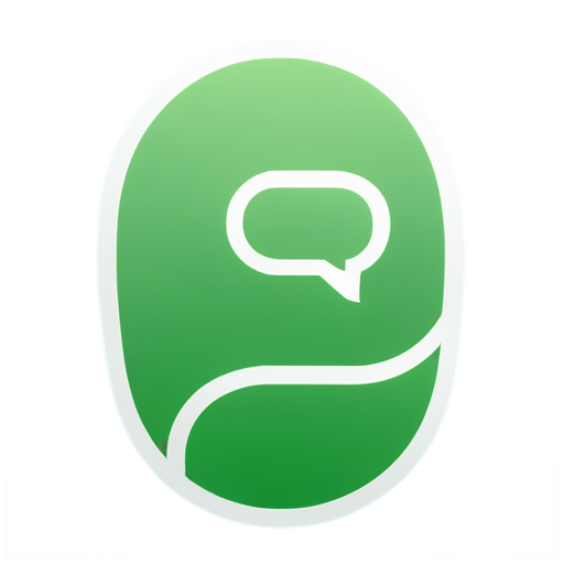 Create a chat bubble combined with a phone. The chat bubble can represent online consultation, while the phone symbolizes direct communication. Incorporate a green outline and a white background inside the icons to ensure clarity against the image. - icon | sticker