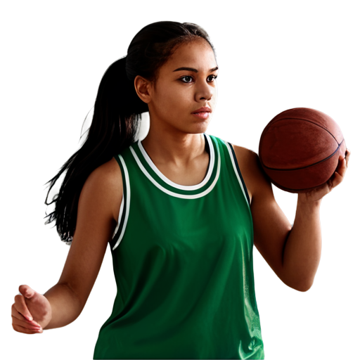 A girl is playing basketball - icon | sticker