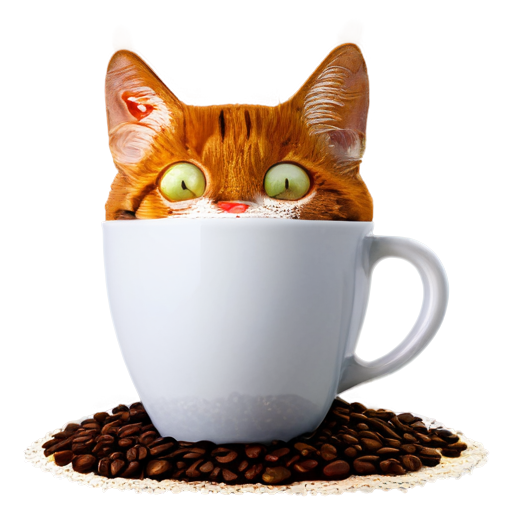 catfoam coffee - icon | sticker