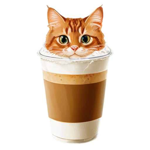 kittyfoam coffee - icon | sticker