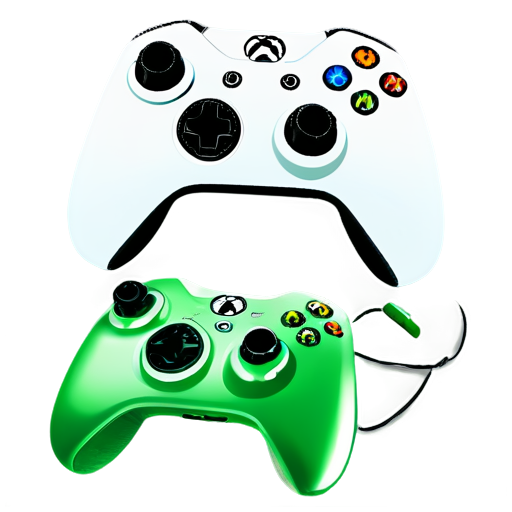 a dragonli car and a xbox controller - icon | sticker