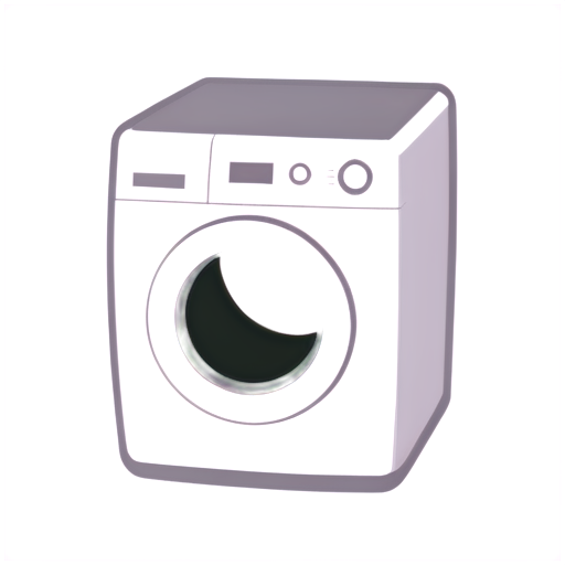 Washing machine icon on white background - icon | sticker