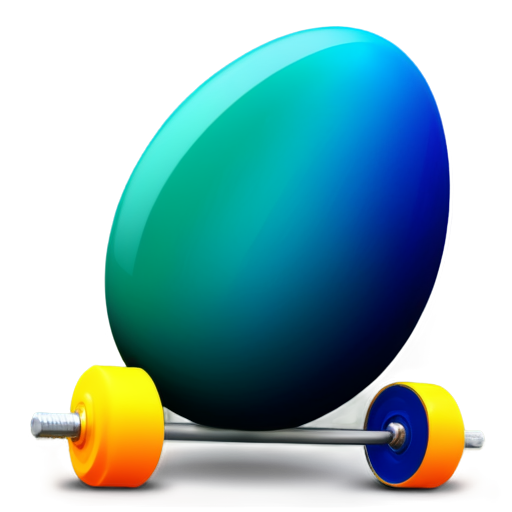 The basic shape of the logo is an oval or egg, which symbolizes life, vitality and growth. This shape can convey the brand's positive and innovative spirit. Color combination: Choose a fresh color combination, such as bright green and blue, which symbolize nature and vitality; or lively orange and yellow, which convey enthusiasm and energy. The color combination can use a gradient effect to make the logo more modern and eye-catching. Sports elements: In the design of the egg-shaped logo, sports elements can be incorporated. For example: Flying dumbbells: The outline of the dumbbells can be designed to be above the egg shape, as if flying, symbolizing strength and struggle. The two ends of the dumbbells can be filled with gradient colors to echo the overall color. Rotating yoga ball: At the bottom of the egg shape, a rotating yoga ball can be designed to express the balance and flexibility of movement. The sense of dynamics can be expressed through streamlined lines, giving people a sense of sports vitality. Font design: Next to or below the logo, you can add the brand name, choose a modern sans serif font to match the overall style of the logo. The font color can be coordinated with the main color of the logo to enhance the overall sense of unity. - icon | sticker