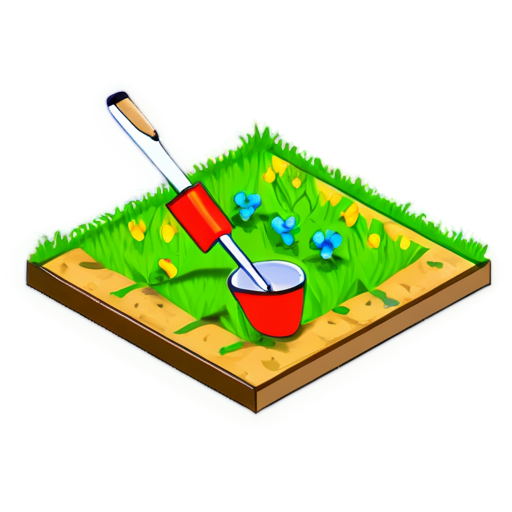 Draw a gardening logo - icon | sticker