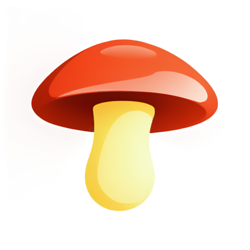 nuclear explosion in the form of a mushroom - icon | sticker