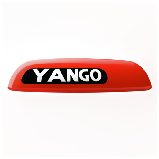 Yango taxi red and white - icon | sticker