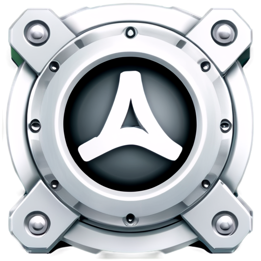 engine icon with lambda logo - icon | sticker