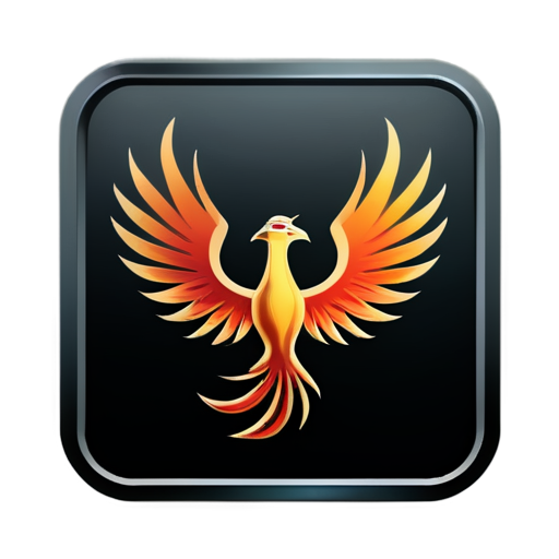 make an icon for a trading software with name of phoenix - icon | sticker