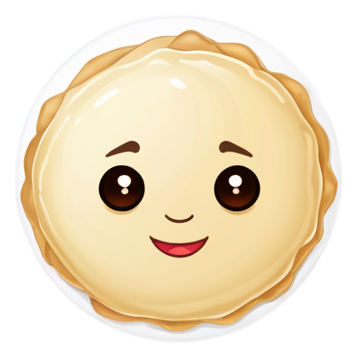 dimsum with face emoticon and effect fire burn make the circle shape - icon | sticker