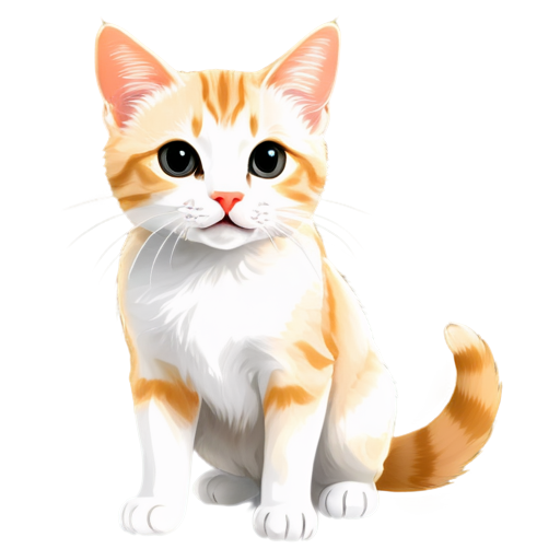 a cute cat - icon | sticker