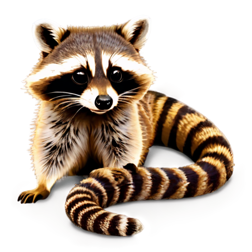 Raccoon Snake, Glasses, Game - icon | sticker