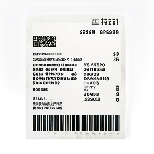 terminal blank receipt on transparent backgorund - icon | sticker