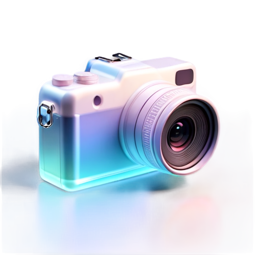 video camera 3d model - icon | sticker